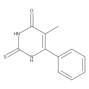 5-methyl-6-phenyl-2-thioxo-2,3-dihydro-1H-pyrimidin-4-one Structure