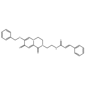 N-(2-(7-(benzyloxy)-1,8-dioxo-3,4-dihydro-1H-pyrido[1,2-a]pyrazin-2(8H)-yl)ethyl)cinnamamide Structure