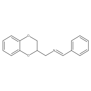2,3-Dihydro-N-(phenylmethylene)-1,4-benzodioxin-2-methanamine Structure