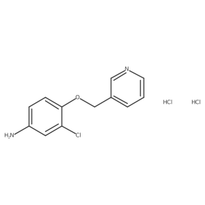 3-Chloro-4-(pyridin-3-ylmethoxy)aniline dihydrochloride Structure