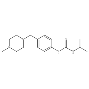1-Isopropyl-3-(4-((4-methylpiperazin-1-yl)methyl)phenyl)urea结构式