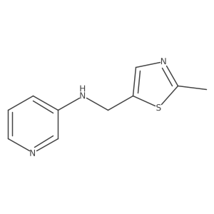 N-[(2-methyl-1,3-thiazol-5-yl)methyl]pyridin-3-amine结构式