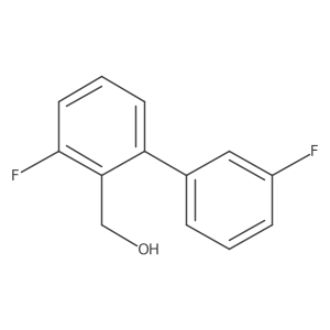 [2-Fluoro-6-(3-fluorophenyl)phenyl]methanol Structure