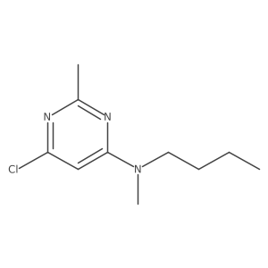 N-butyl-6-chloro-N,2-dimethylpyrimidin-4-amine Structure