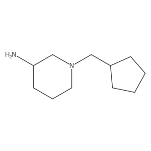 1-(Cyclopentylmethyl)piperidin-3-amine Structure