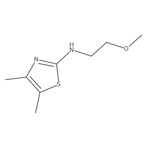 N-(2-methoxyethyl)-4,5-dimethyl-1,3-thiazol-2-amine Structure