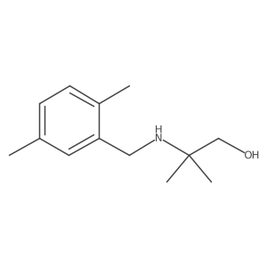 2-{[(2,5-Dimethylphenyl)methyl]amino}-2-methylpropan-1-ol Structure