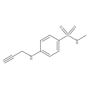 N-Methyl-4-(prop-2-yn-1-ylamino)benzenesulfonamide结构式