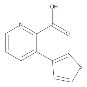3-(Thiophen-3-YL)picolinic acid Structure