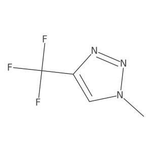 1-methyl-4-(trifluoromethyl)-1H-1,2,3-triazole Structure