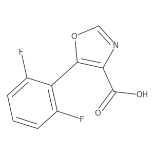 5-(2,6-Difluoro-phenyl)-oxazole-4-carboxylic acid Structure