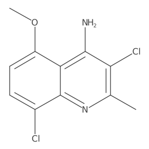 4-Amino-3,8-dichloro-5-methoxy-2-methylquinoline Structure