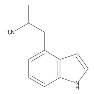 (2R)-1-(1H-indol-4-yl)propan-2-amine结构式
