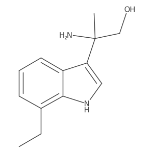 1h-Indole-3-ethanol,b-amino-7-ethyl-b-methyl-结构式