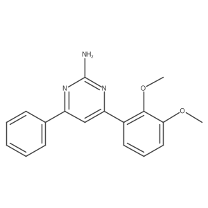 4-(2,3-Dimethoxyphenyl)-6-phenylpyrimidin-2-amine Structure