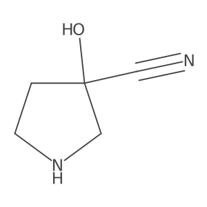 3-Hydroxypyrrolidine-3-carbonitrile Structure