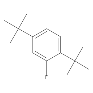 1,4-Di-tert-butyl-2-fluorobenzene Structure