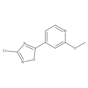 4-(3-Chloro-1,2,4-oxadiazol-5-YL)-2-methoxypyridine结构式