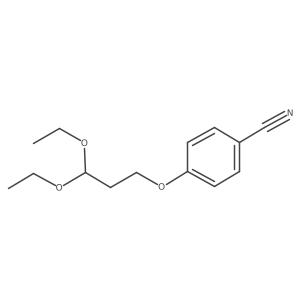 4-(3,3-Diethoxypropoxy)benzonitrile结构式