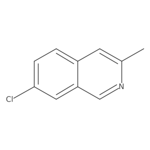 7-Chloro-3-methylisoquinoline结构式