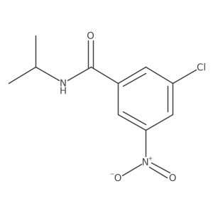 3-Chloro-5-nitro-n-(propan-2-yl)benzamide Structure