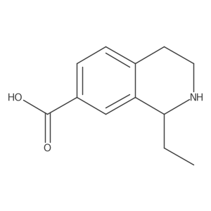 7-Isoquinolinecarboxylic acid, 1-ethyl-1,2,3,4-tetrahydro-结构式