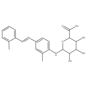 o-Aminoazotoluene N-glucuronide结构式