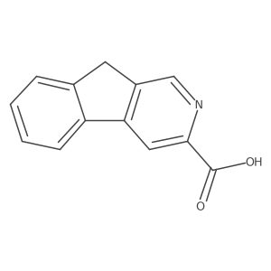 9H-indeno[2,1-c]pyridine-3-carboxylicacid结构式