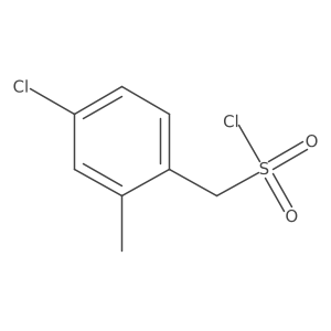 (4-Chloro-2-methylphenyl)methanesulfonyl chloride结构式