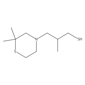 3-(2,2-Dimethylthiomorpholin-4-yl)-2-methylpropane-1-thiol Structure