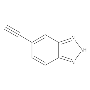 6-Ethynyl-1H-benzo[d][1,2,3]triazole结构式
