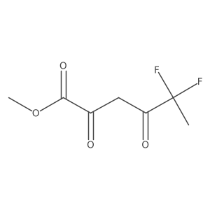 Methyl 5,5-difluoro-2,4-dioxohexanoate结构式