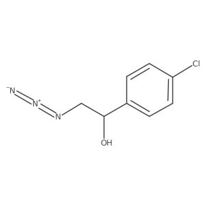 (R)-1-(4-Chlorophenyl)-2-azidoethanol Structure
