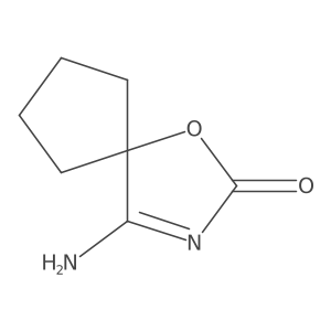 4-Imino-1-oxa-3-azaspiro[4.4]nonan-2-one Structure