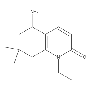 5-Amino-1-ethyl-7,7-dimethyl-5,6,7,8-tetrahydroquinolin-2(1H)-one Structure