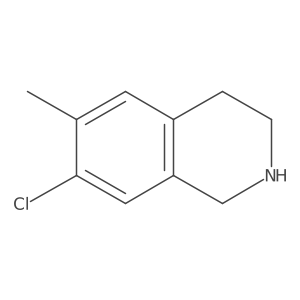 Isoquinoline, 7-chloro-1,2,3,4-tetrahydro-6-methyl-结构式