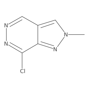 7-Chloro-2-methyl-2H-pyrazolo[3,4-d]pyridazine Structure