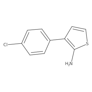 2-Amino-3-(4-chlorophenyl)thiophene Structure
