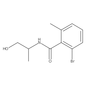 2-Bromo-N-[(2R)-1-hydroxypropan-2-yl]-6-methylbenzamide Structure