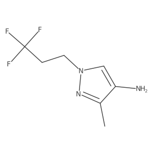 3-methyl-1-(3,3,3-trifluoropropyl)-1H-pyrazol-4-amine Structure