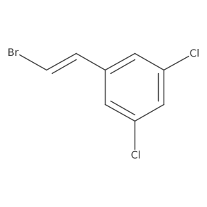 (E)-1-(2-Bromovinyl)-3,5-dichlorobenzene结构式