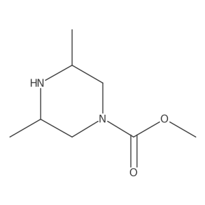 Methyl (3S,5R)-3,5-dimethylpiperazine-1-carboxylate结构式
