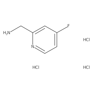 (4-Fluoropyridin-2-yl)methanaminetrihydrochloride Structure