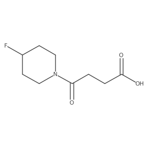4-(4-Fluoropiperidin-1-yl)-4-oxobutanoic acid结构式