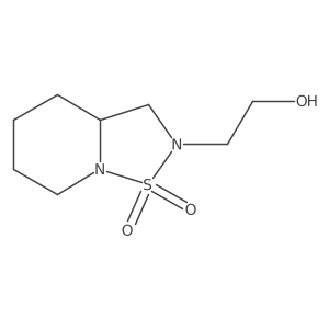 2-(2-hydroxyethyl)hexahydro-2H-[1,2,5]thiadiazolo[2,3-a]pyridine 1,1-dioxide结构式