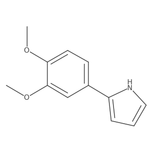 2-(3,4-dimethoxyphenyl)-1H-pyrrole Structure
