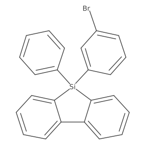5-(3-Bromophenyl)-5-phenyl-5H-dibenzo[b,d]silole Structure