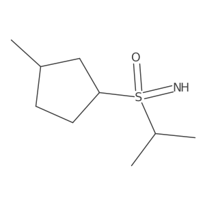 Imino(3-methylcyclopentyl)(propan-2-yl)-lambda6-sulfanone结构式