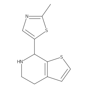 2-methyl-5-{4H,5H,6H,7H-thieno[2,3-c]pyridin-7-yl}-1,3-thiazole Structure