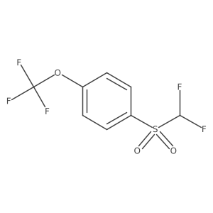 1-(Difluoromethylsulfonyl)-4-(trifluoromethoxy)benzene Structure